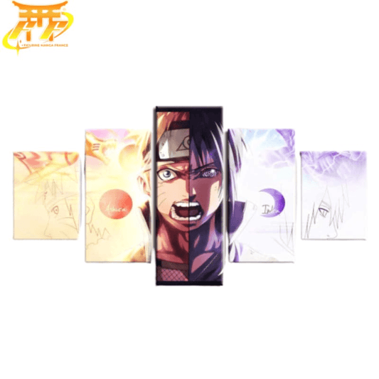 Naruto and Sasuke Painting - Naruto Shippuden™