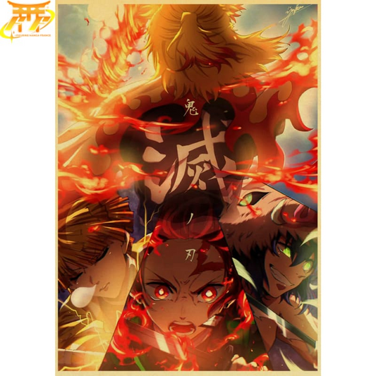 Poster Tanjiro x Rengoku - Demon Slayer™