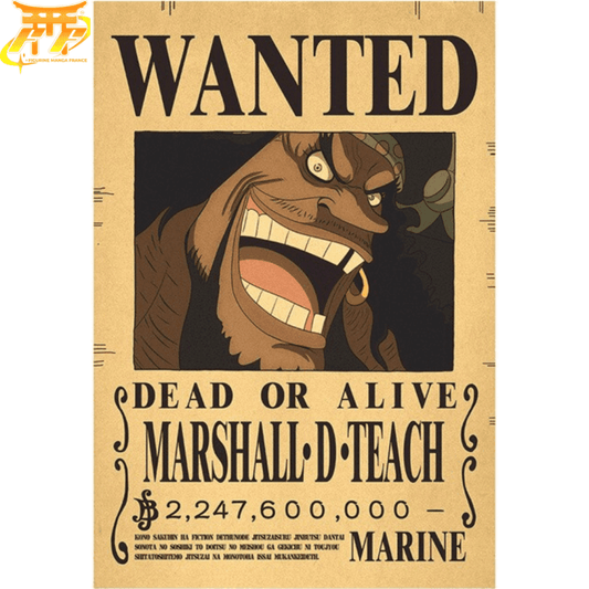 poster-wanted-barbe-noire-one-piece™
