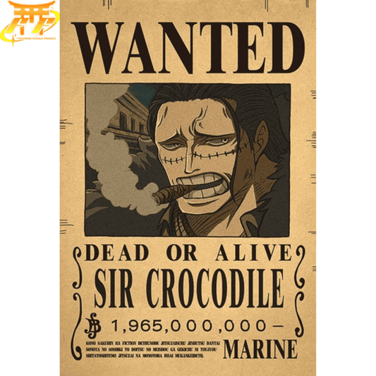 poster-wanted-crocodile-one-piece™