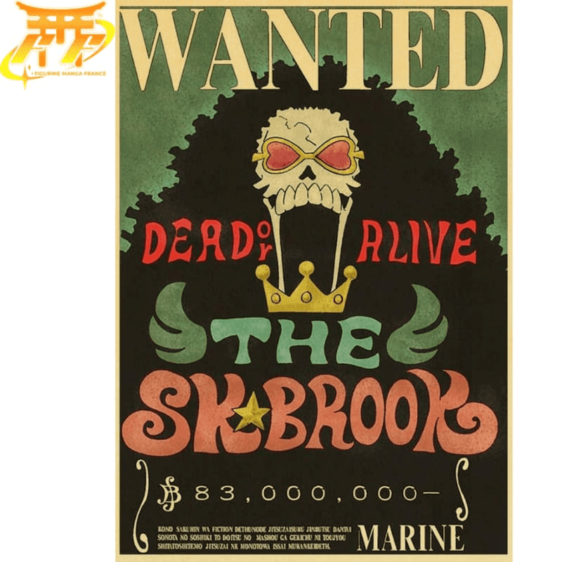 Wanted Brook Poster - One Piece™