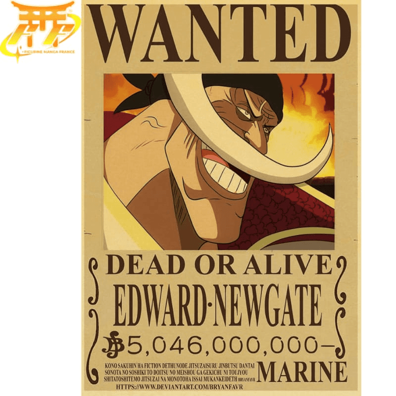 Whitebeard Wanted Poster - One Piece™